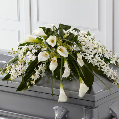 Angel Wings Casket Spray –  Flowers On Fourteenth, Washington DC