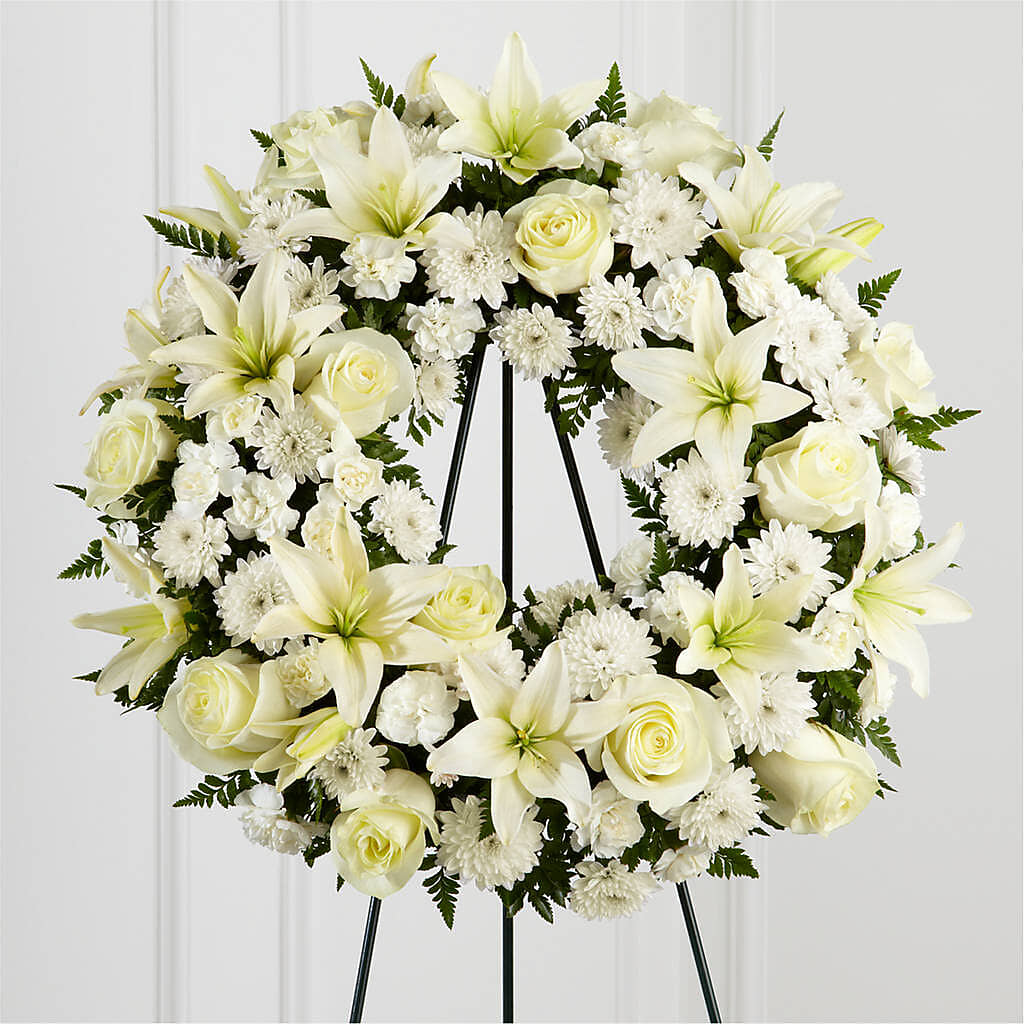 Treasured Tribute Wreath –  Flowers On Fourteenth, Washington DC