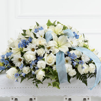Tender Treasure Casket Spray –  Flowers On Fourteenth, Washington DC