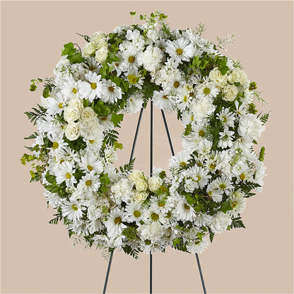 Faithful Wishes Wreath –  Flowers On Fourteenth, Washington DC