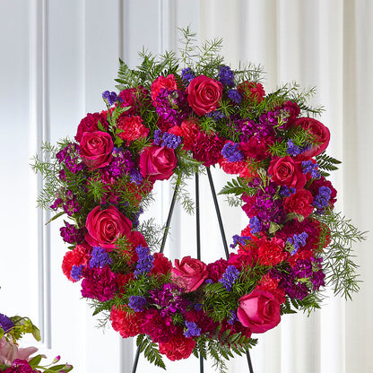 Calming Colors Wreath –  Flowers On Fourteenth, Washington DC