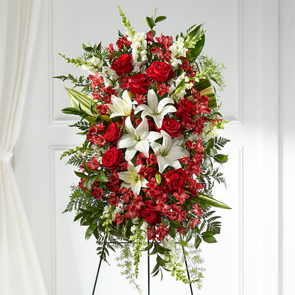 Everlasting Memory Standing Spray –  Flowers On Fourteenth, Washington DC