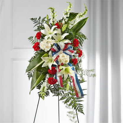 Stars of Life Standing Spray –  Flowers On Fourteenth, Washington DC