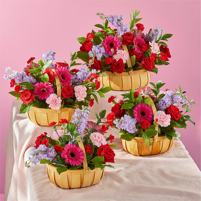 Pink Picnic Basket –  Flowers On Fourteenth, Washington DC