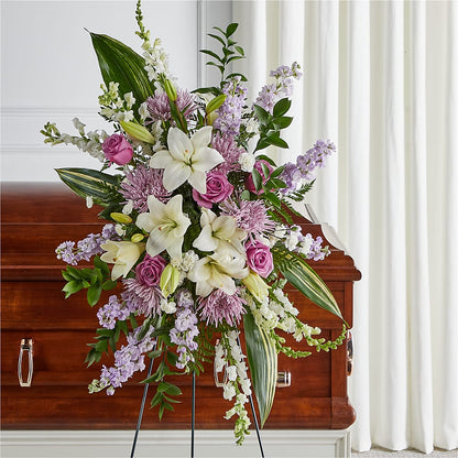 Grateful Hearts Standing Spray –  Flowers On Fourteenth, Washington DC