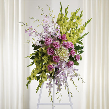 Lasting Legacy Standing Spray –  Flowers On Fourteenth, Washington DC