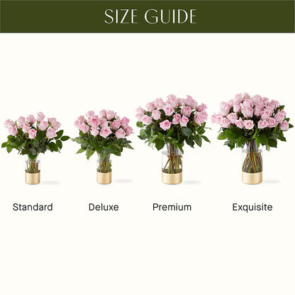 Picture Perfect Pink Rose Bouquet –  Flowers On Fourteenth, Washington DC