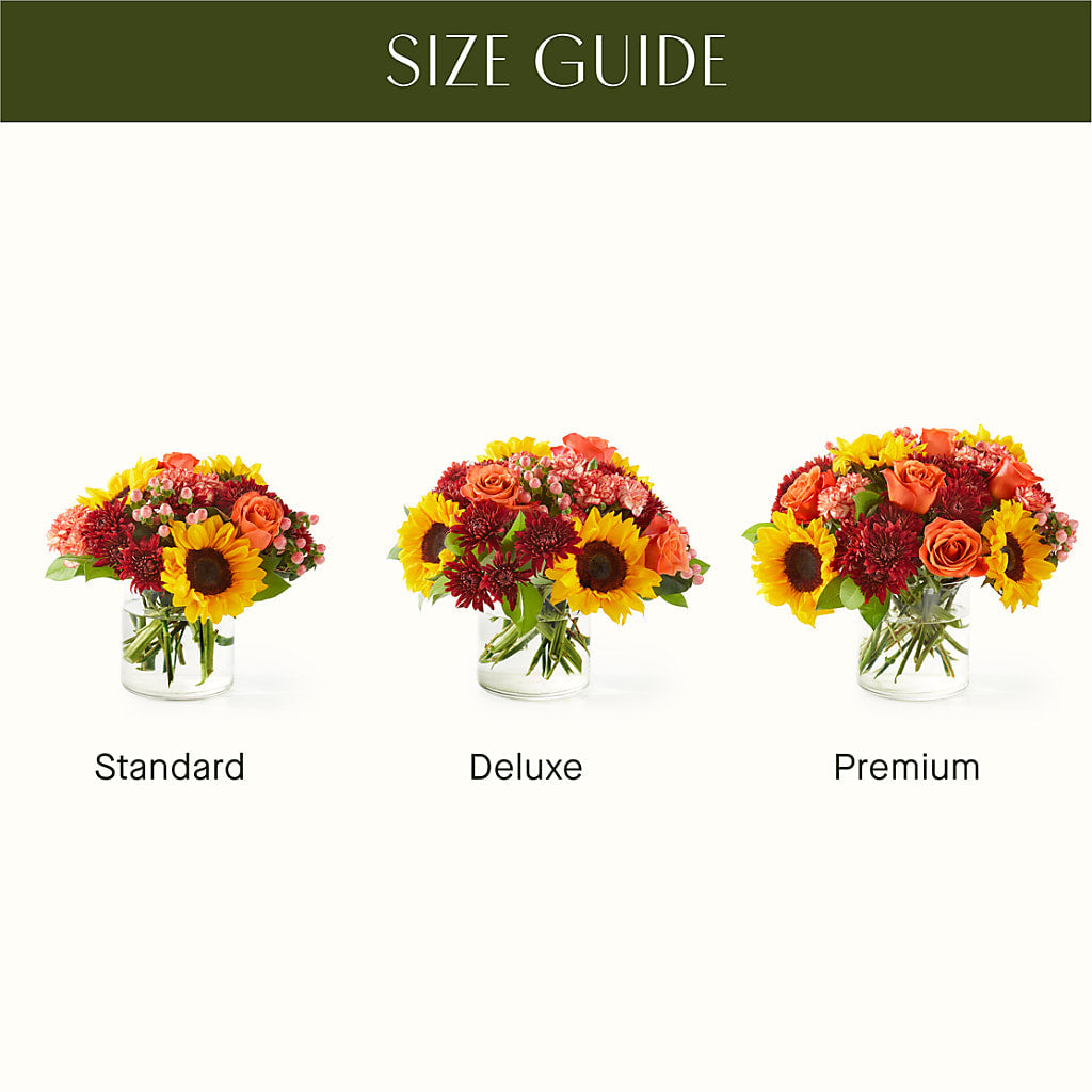 September Sunset Bouquet –  Flowers On Fourteenth, Washington DC