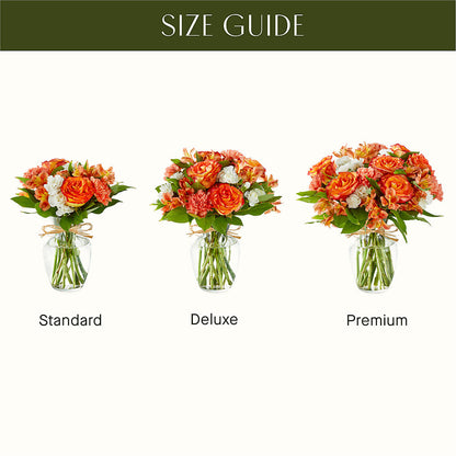 Apricot Glow Bouquet –  Flowers On Fourteenth, Washington DC