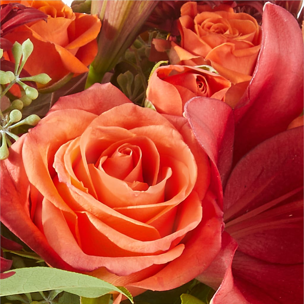Crimson Leaves Bouquet –  Flowers On Fourteenth, Washington DC