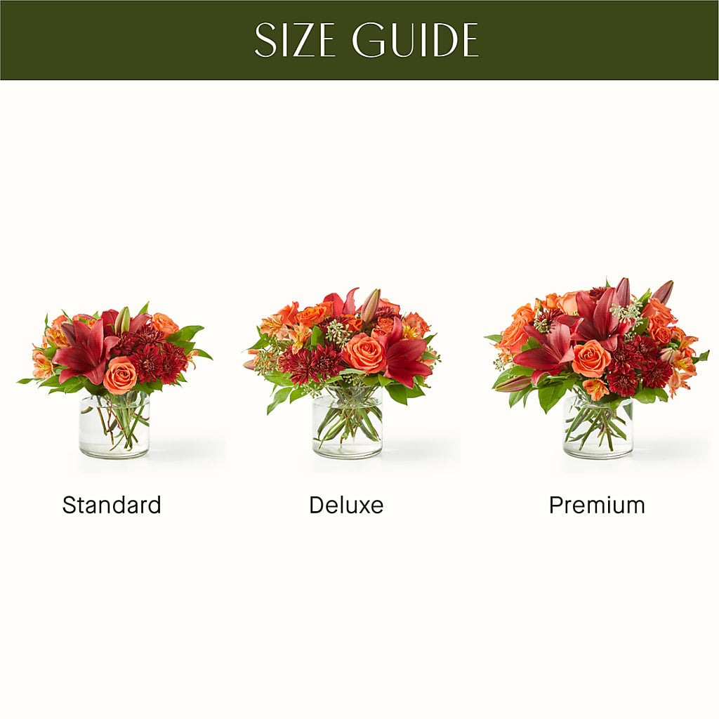 Crimson Leaves Bouquet –  Flowers On Fourteenth, Washington DC