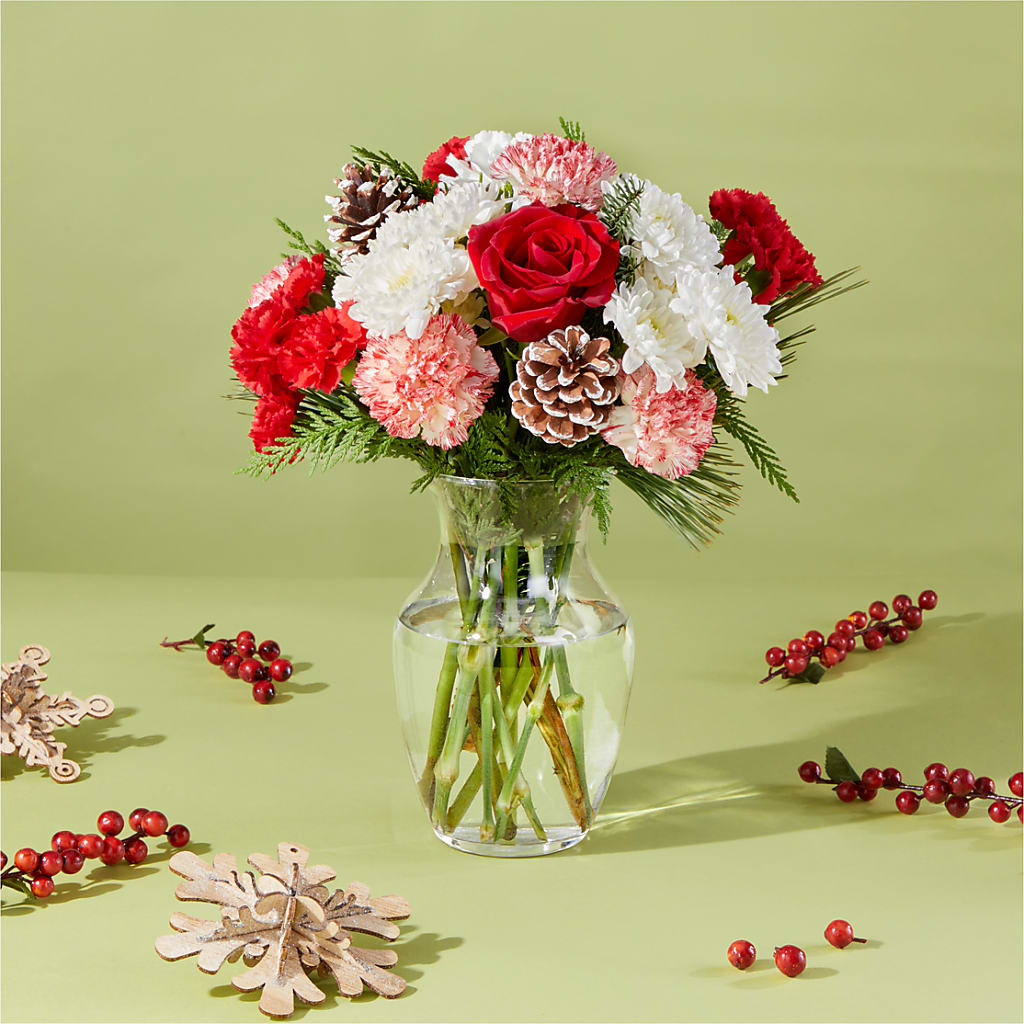 Candy Cane Lane Bouquet –  Flowers On Fourteenth, Washington DC