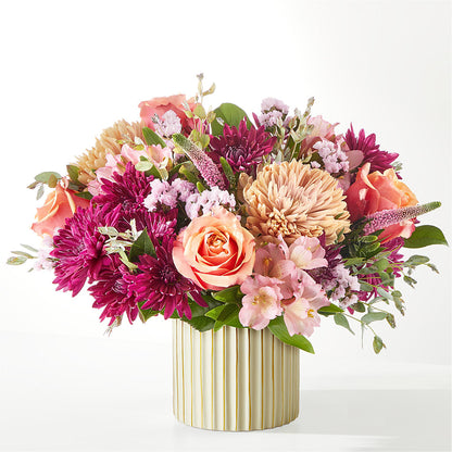 Berry Cobbler Bouquet with Ivory Vase –  Flowers On Fourteenth, Washington DC