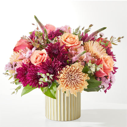 Berry Cobbler Bouquet with Ivory Vase –  Flowers On Fourteenth, Washington DC