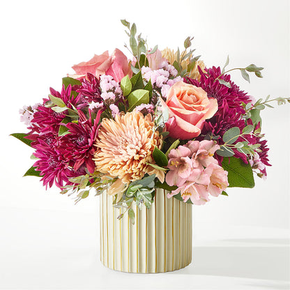 Berry Cobbler Bouquet with Ivory Vase –  Flowers On Fourteenth, Washington DC
