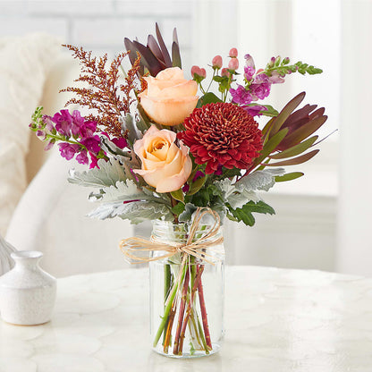 Moody Hues Bouquet –  Flowers On Fourteenth, Washington DC