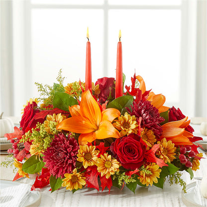 Autumn's Embrace Centerpiece –  Flowers On Fourteenth, Washington DC