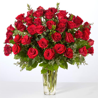 Forever Yours Fifty Stem Red Rose Bouquet –  Flowers On Fourteenth, Washington DC