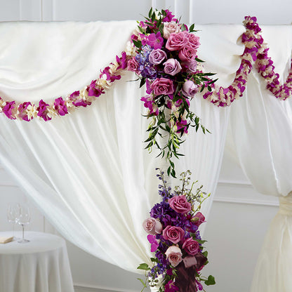 Color & Light Chuppah Decor –  Flowers On Fourteenth, Washington DC