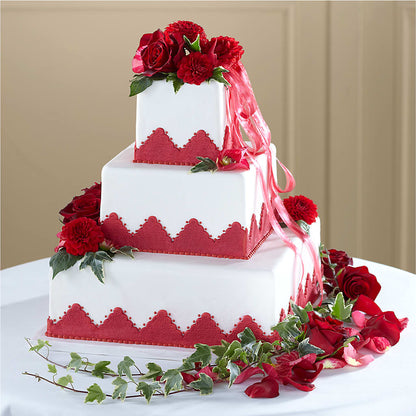 Forever Happiness Cake Decor –  Flowers On Fourteenth, Washington DC
